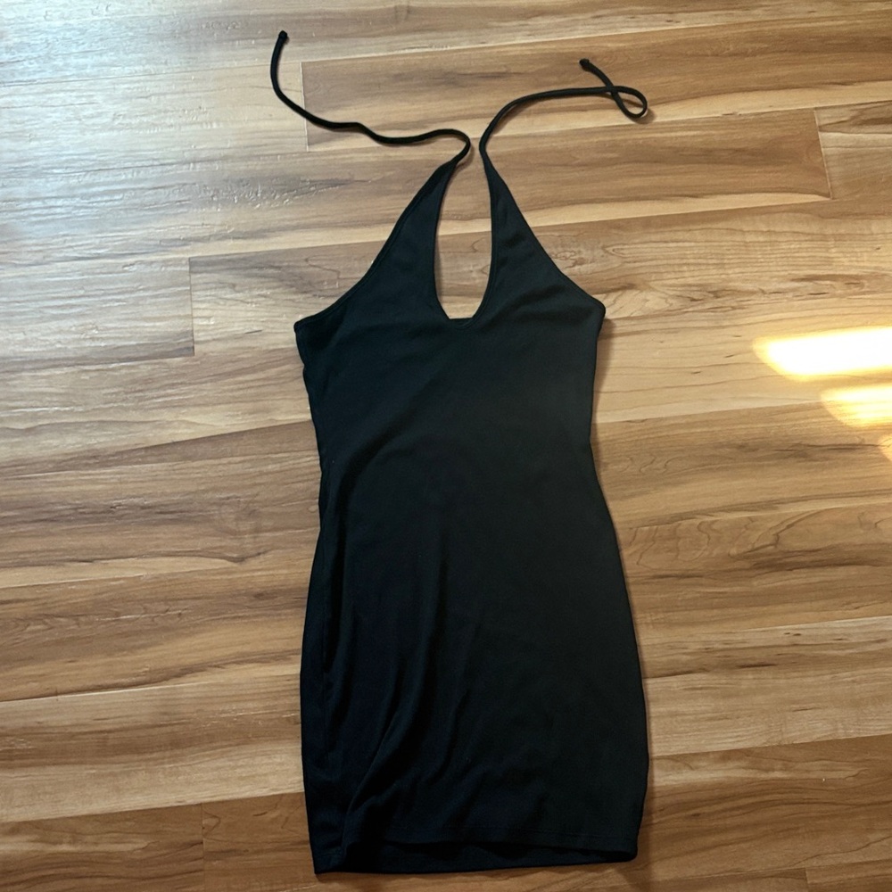 Wild Fable Black Backless Dress